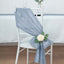 5 Pack Taffeta 6"x106" Chair Sashes Dusty Blue Accordion Crinkle Texture - Stylish Decor for Weddings & Gatherings