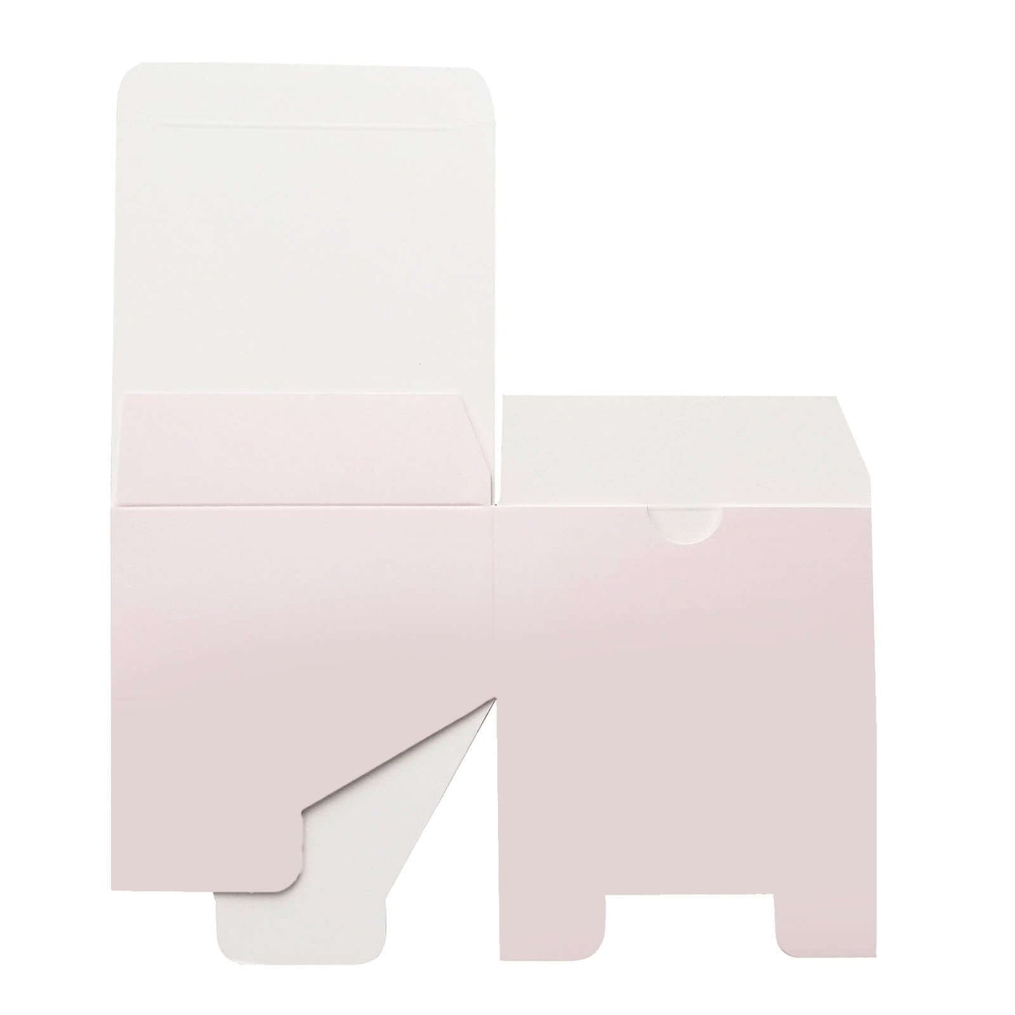 100 Pack 4"x4"x2" Blush Cake Cupcake Party Favor Gift Boxes, DIY