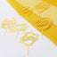 6-Pack Acrylic Happy Birthday Cake Toppers Gold Assorted Styles - Fun Reusable Cake Inserts for DIY Party Decoration Supplies