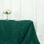 Taffeta 90"x156" Rectangle Tablecloth Hunter Emerald Green - Accordion Crinkle Seamless Table Cover