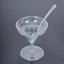 24-Pack Plastic Margarita Glasses Mini Clear with Spoons - Great for Appetizers 2oz