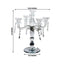 Crystal Taper Candle Holder with 5 Arms & Hanging Pendants â€“ Elegant Table Centerpiece 14’’ - Centerpieces