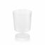 12-Pack Plastic Wine Glasses Clear Short Stem - Durable Disposable Drinkware for Wine 8oz