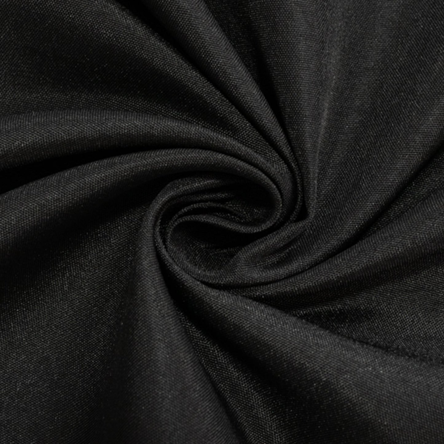 Fitted Polyester 72"x24"x42" Rectangle Tablecloth Black - Secure Fit for Elevated Tables