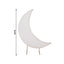 6.5ft White Spandex Crescent Moon Chiara Backdrop Stand Cover, Custom Stretch Fitted Wedding Arch Cover