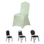 Spandex Chair Cover for Banquet Chairs Sage Green - Stretch 160GSM Fabric with Slip-On Slipcover