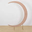 7.5ft Nude Spandex Crescent Moon Wedding Arch Cover, Custom Fitted Chiara Backdrop Stand Cover