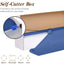 Plastic Table Cover Roll Navy Blue with Slide Cutter - Customizable Disposable Tablecloth Roll 54"x300ft