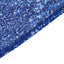 Sequin 90"x132" Rectangle Tablecloth Royal Blue - Seamless Sparkly Table Cover