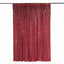 8ftx8ft Burgundy Sequin Event Curtain Drapes, Backdrop Event Panel