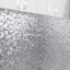 Sequin 90"x156" Rectangle Tablecloth Silver - Seamless Twinkling Table Cover