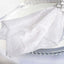 Sequin 20"x20" Napkin White - Shimmering Decorative Dinner Napkin for Weddings & Events