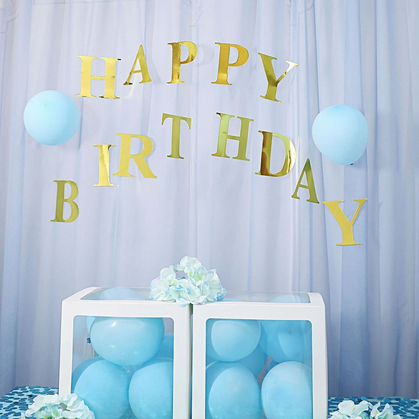 4 Pack 5" Metallic Gold Alphabet Stickers Banner, Customizable Stick on Gold Letters - G