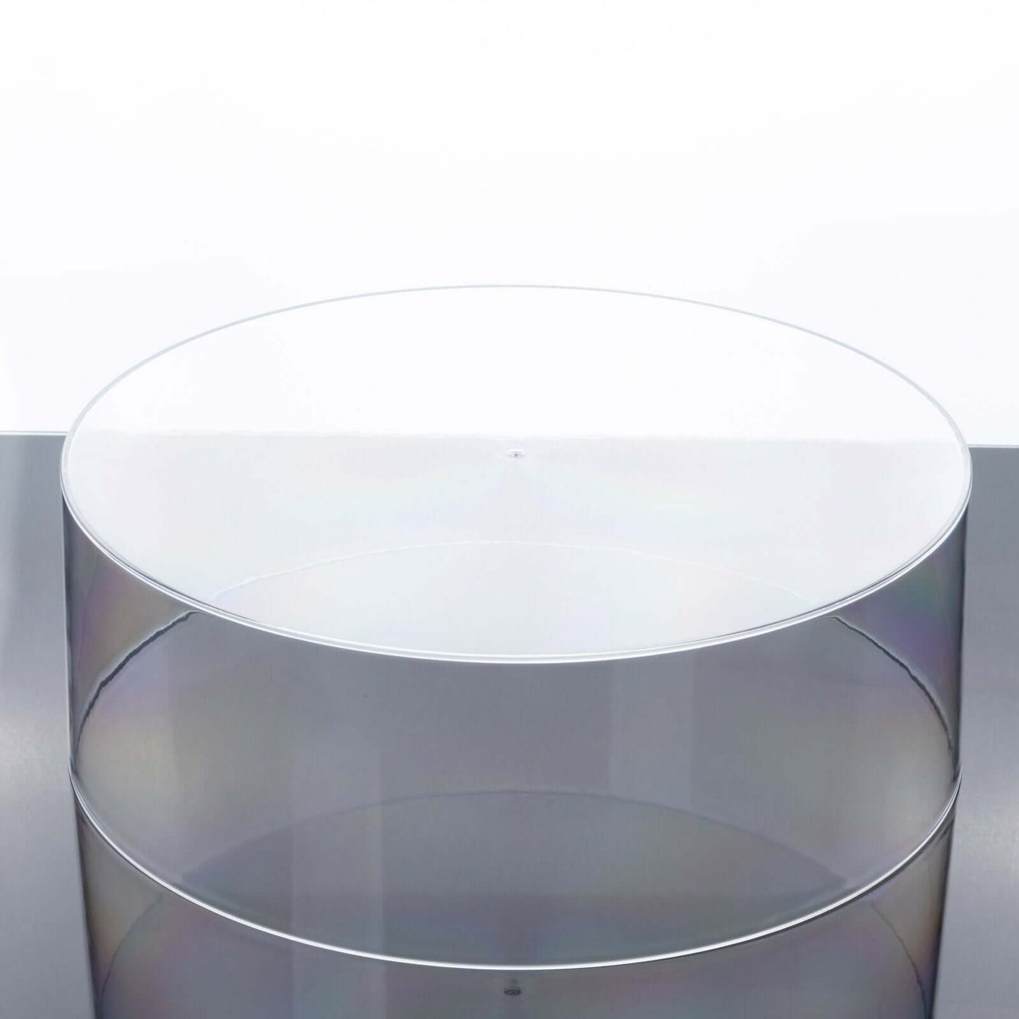 Acrylic Cake Stand Display Box Transparent Clear 14" Round - Versatile Pedestal Riser for Events