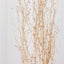 6-Pack Natural Birch Tree Branches 46" Metallic Gold - Versatile Extra Long Decorative Dried Willow Twigs Sticks for Vase Centerpiece Wedding Decor