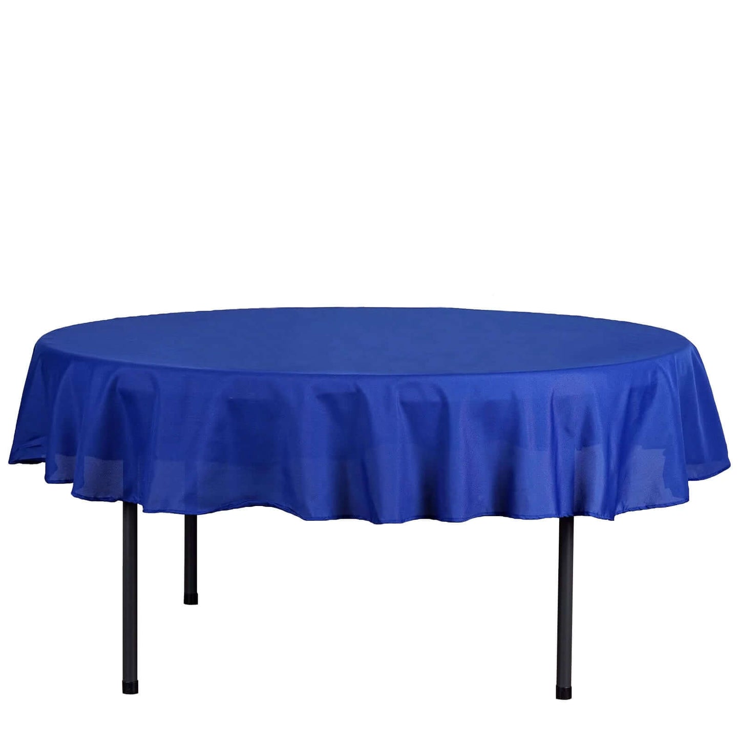 Polyester 70" Round Tablecloth Royal Blue - Durable & Wrinkle-Resistant Table Cover