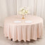 Scuba Round 108" Tablecloth Blush - Wrinkle Free & Stain Resistant Table Cover