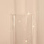 2-Pack Glass Cylinder Vases Square Clear - Durable Heavy Duty Floral Centerpieces for Weddings 28"