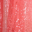 Pack of 2 52"x64â€ Coral Sequin Curtains With Rod Pocket Window Treatment Panels - Clearance SALE