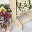 3-Tier Wooden Display Rack Basket Floor Standing Design Natural - Rustic Tabletop Cupcake Dessert Shelf Holder 33"