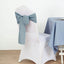 5 Pack Polyester Chair Sashes Dusty Blue 6"x108"