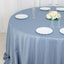 Scuba Round 132" Tablecloth Dusty Blue - Wrinkle Free & Stain Resistant Seamless Table Cover