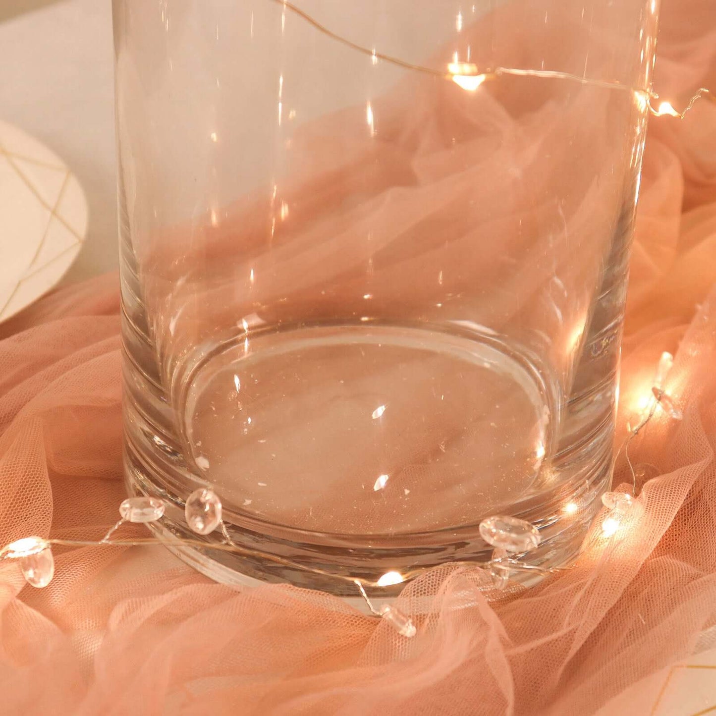 2-Pack Glass Flower Vases Cylinder Design Heavy Duty Clear - Stylish Centerpieces for Weddings 40"