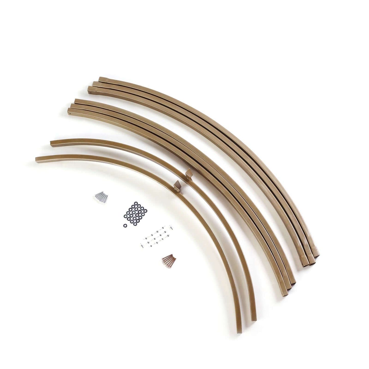 7.5ft Heavy Duty Gold Metal Round Wedding Arch Photo Backdrop Stand