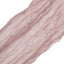 5 Pack Cheesecloth Gauze 16"x88" Chair Sashes Dusty Rose - Stylish Boho Decor for Weddings & Gatherings
