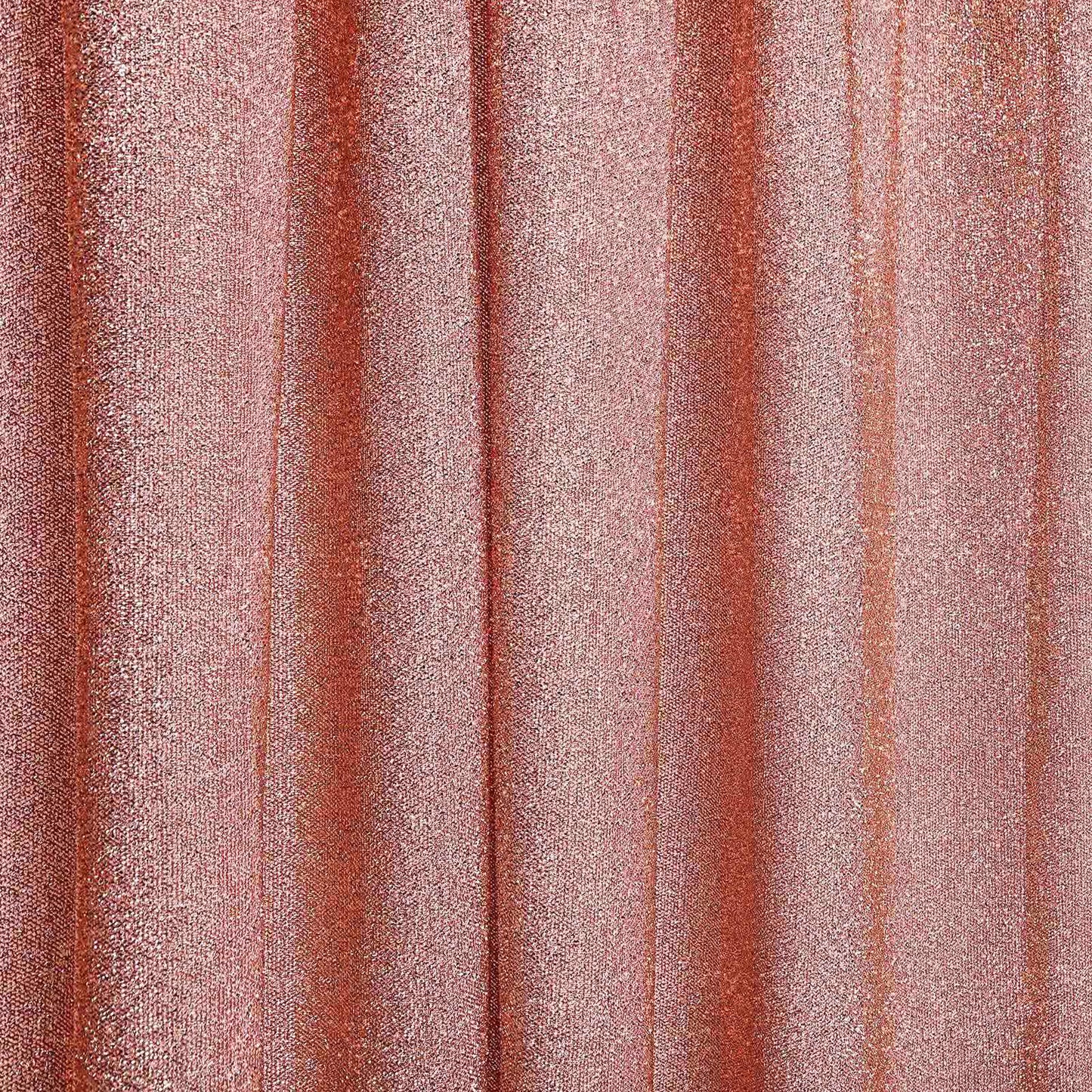 20ftx10ft Rose Gold Metallic Shimmer Tinsel Event Curtain Drapes, Backdrop Event Panel