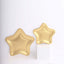 25-Pack Paper Star Shaped Dinner Plates Matte Gold - Eco-friendly Disposable 300GSM Party Plates for Starry-Themed Events 9"