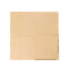 50-Pack Paper Beverage Napkins with Gold Foil Edge Natural - Disposable 2 Ply Cocktail Napkins for Events 6.5"x6.5"
