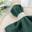 5 Pack Premium Polyester 20"x20" Napkins Hunter Emerald Green - Wrinkle-Resistant & Durable Dinner Napkins