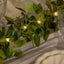 6ft Lighted Rose Leaf Vine, Artificial Greenery Garland String Lights for Home & Wedding Decor