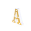 3D Marquee Letter "A" Warm White 5 LED Lights Gold - Chic Light-Up Decor for Events 6"