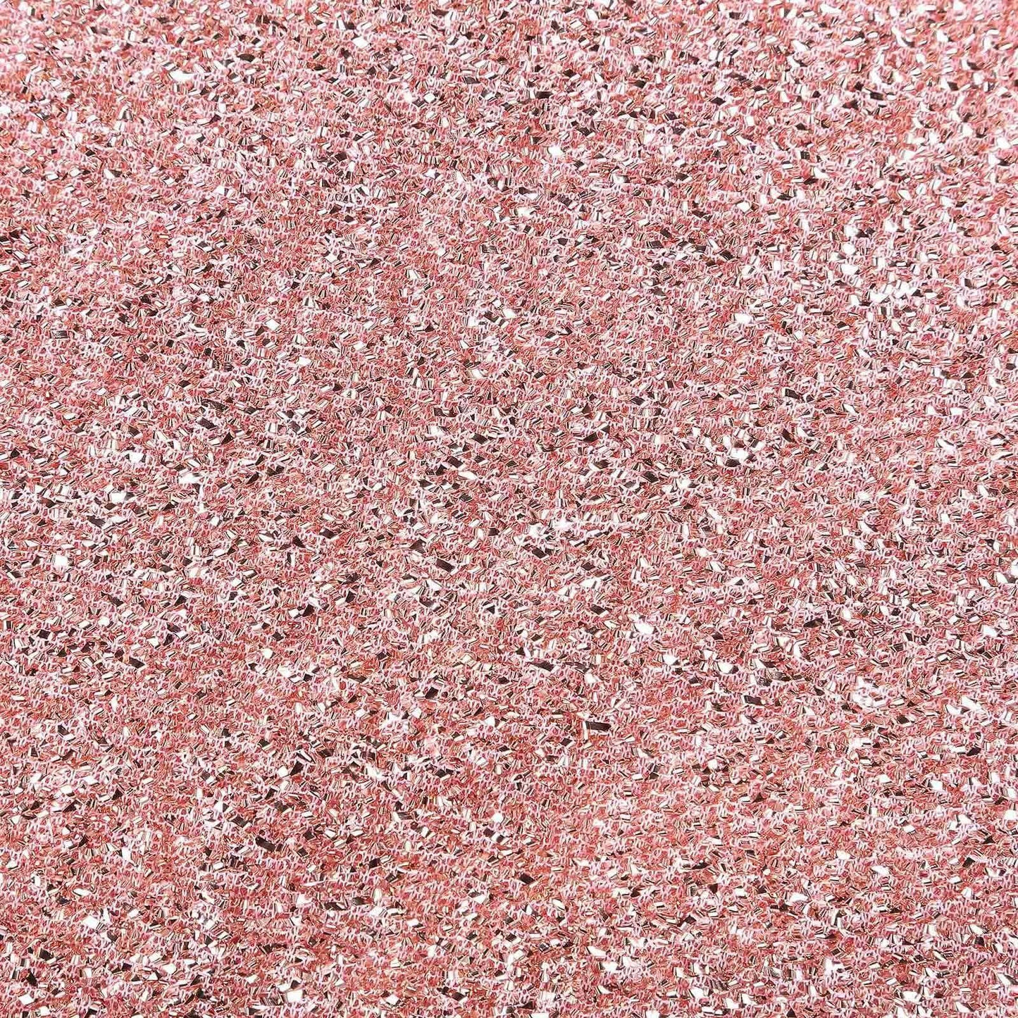 Stretch Spandex Chair Cover Rose Gold for Folding Chairs - Metallic Shimmer Tinsel Back Design Fitted Slipcover