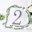 Decorative Rhinestone Number "2" Stickers, Glitter Adhesive Craft Numbers Black DIY Sparkle Embellishments 8"