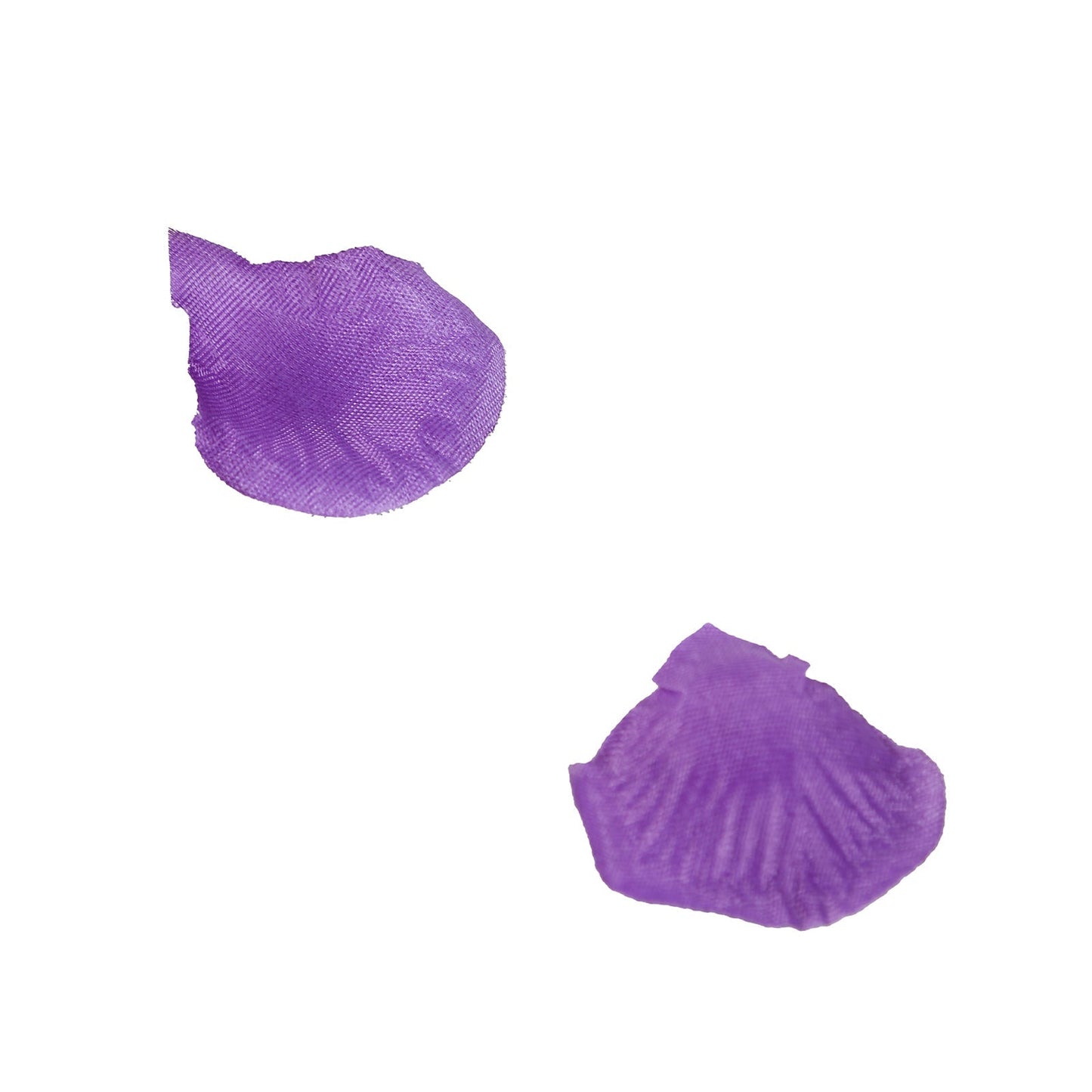 500-Pack Rose Petals Round Design Purple Silk Confetti - Decorative Scatters for Tables and Floors