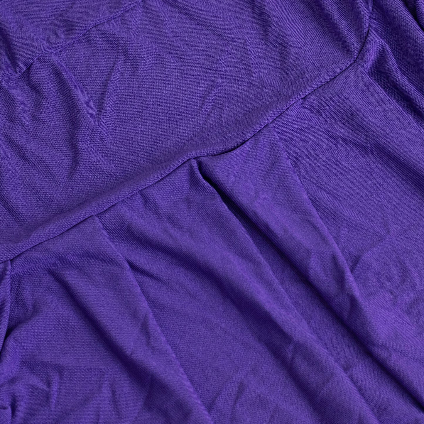 Spandex Chair Cover with Ruffle Pleated Skirt for Banquet Chairs Purple - 1-Piece Stretch Fitted Slipcover