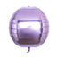 2 Pack 18" 4D Lavender Lilac Sphere Mylar Foil Helium or Air Balloons