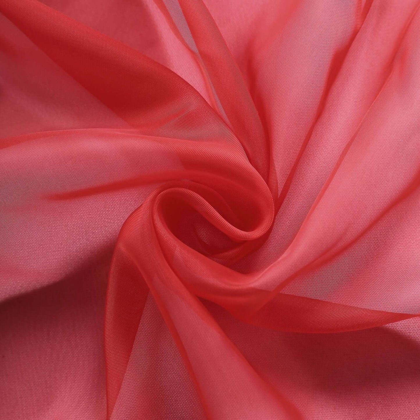 Chiffon 6ft Table Runner Red - Flowy & Lightweight Table Decor