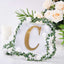 Decorative Rhinestone Alphabet "C" Letter Stickers, Glitter Adhesive Craft Letters Gold DIY Sparkle Embellishments 6"