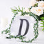Decorative Rhinestone Alphabet "D" Letter Stickers, Glitter Adhesive Craft Letters Black DIY Sparkle Embellishments 6"