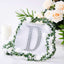 Decorative Rhinestone Alphabet "D" Letter Stickers, Glitter Adhesive Craft Letters Silver DIY Sparkle Embellishments 6"