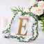 Decorative Rhinestone Alphabet "E" Letter Stickers, Glitter Adhesive Craft Letters Gold DIY Sparkle Embellishments 6"