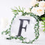 Decorative Rhinestone Alphabet "F" Letter Stickers, Glitter Adhesive Craft Letters Black DIY Sparkle Embellishments 6"