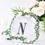 Decorative Rhinestone Alphabet "N" Letter Stickers, Glitter Adhesive Craft Letters Black DIY Sparkle Embellishments 4"