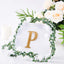Decorative Rhinestone Alphabet "P" Letter Stickers, Glitter Adhesive Craft Letters Gold DIY Sparkle Embellishments 4"