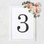 Decorative Rhinestone Number "3" Stickers, Glitter Adhesive Craft Numbers Black DIY Sparkle Embellishments 8"