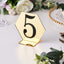 Decorative Rhinestone Number "5" Stickers, Glitter Adhesive Craft Numbers Black DIY Sparkle Embellishments 4"